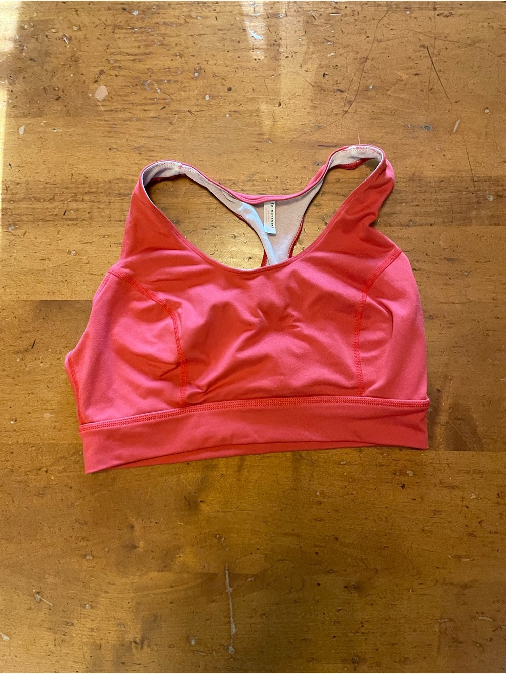FP Movement by Free People Coral Reddish Pink Racerback Sports Bra